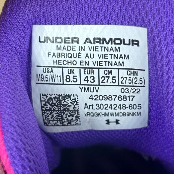 Under Armour Curry Flow x Sesame Street Abby Caddaby Womens 11 Mens 9.5 Street - Picture 5 of 10